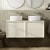 Signature Verge Wall Hung 4-Drawer Vanity Unit and Worktop 1200mm Wide - Matt Cotton | Thumbnail Image