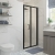 Signature Verve Matt Black Bi-Fold Shower Door - 5mm Glass