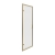 Signature Verve Brushed Brass Pivot Shower Door - 6mm Glass