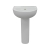 Signature Zen Basin and Full Pedestal 550mm Wide - 1 Tap Hole | Thumbnail Image