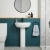 Signature Zen Basin and Full Pedestal 550mm Wide - 1 Tap Hole | Thumbnail Image
