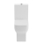 Signature Zen Rimless Close Coupled Open Back Toilet with Push Button Cistern - Soft Close Seat | Thumbnail Image