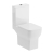 Signature Zen Rimless Close Coupled Open Back Toilet with Push Button Cistern - Soft Close Seat | Thumbnail Image