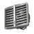 Smiths Solano Unit Heater Eco 2 with Mounting Bracket - Silver Grey