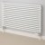 S4H Chaucer Single Horizontal Radiator 538mm H x 1220mm W - White