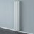 EcoRad Concept Double Vertical Designer Radiator 1820mm H x 300mm W - White