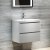Delphi Linea Wall Hung 2-Drawer Vanity Unit with Basin 600mm Wide - Gloss White