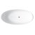 Delphi Double Ended Thin Edged Freestanding Slipper Bath 1750mm x 750mm White - 0 Tap Hole