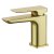 Delphi Studio D Basin Mixer Tap with Waste - Brushed Brass