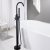 Delphi Tec Studio G Freestanding Bath Shower Mixer Tap with Shower Kit - Black