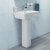 Delphi Valencia Basin and Full Pedestal 500mm Wide - 1 Tap Hole