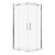 Delphi Vodas 8 Frameless 2-Door Quadrant Shower Enclosure 800mm x 800mm - 8mm Glass
