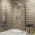 Delphi Vodas 8 Frameless 2-Door Offset Quadrant Shower Enclosure 1200mm x 800mm - 8mm Glass