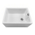 The 1810 Company Argilla 1 Bowl Fireclay Kitchen Sink 595mm Wide - White