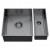 The 1810 Company Axixuno 355/150U 2.0 Bowl Undermount Kitchen Sink - Gun Metal | Thumbnail Image