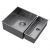 The 1810 Company Axixuno 355/150U 2.0 Bowl Undermount Kitchen Sink - Gun Metal | Thumbnail Image