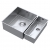 The 1810 Company Axixuno 355/150U 2.0 Bowl Undermount Kitchen Sink - Stainless Steel | Thumbnail Image