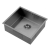 The 1810 Company Axixuno 450U 1.0 Bowl Stainless Steel Undermount Kitchen Sink 490mm x 440mm | Thumbnail Image