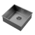 The 1810 Company Axixuno 450U 1.0 Bowl Stainless Steel Quartz Undermount Kitchen Sink 480mm x 450mm | Thumbnail Image
