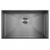 The 1810 Company Axixuno 700U 1.0 Bowl Quartz Undermount Kitchen Sink - Gun Metal | Thumbnail Image