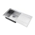 The 1810 Company Bordouno 100i 1 Bowl Kitchen Sink - Left Handed
