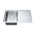 The 1810 Company Bordouno 800i 1 Bowl Kitchen Sink - Left Handed