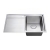 The 1810 Company Bordouno 800i 1 Bowl Kitchen Sink - Right Handed