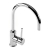 The 1810 Company Courbe Curved Spout Kitchen Sink Mixer Tap - Chrome