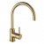 The 1810 Company Courbe Curved Spout Kitchen Sink Mixer Tap - Gold Brass
