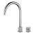 The 1810 Company Finire 2 Hole Design Kitchen Sink Mixer Tap - Brushed Steel