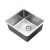 The 1810 Company Luxsoplusuno25 450U 1.0 Bowl Undermount Kitchen Sink - Stainless Steel