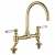 The 1810 Company Moulins Classic 2 Hole Design Kitchen Sink Mixer Tap - Gold Brass