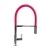 The 1810 Company Spirale Knurled Brushed Steel Spout Sink Mixer Tap with Flexible Hose - Hot Pink | Thumbnail Image