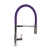 The 1810 Company Spirale Knurled Brushed Steel Spout Sink Mixer Tap with Flexible Hose - Indigo | Thumbnail Image