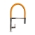 The 1810 Company Spirale Knurled Chrome Spout Sink Mixer Tap with Flexible Hose - Orange | Thumbnail Image