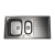 The 1810 Company Veloreduo 100i 1.5 Bowl Kitchen Sink - Stainless Steel