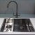 The 1810 Company Zenduo 180/340U 1.5 Bowl Kitchen Sink - Right Handed