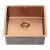 The 1810 Company Zenuno15 400U 1.0 Bowl Undermount Kitchen Sink - Copper