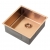 The 1810 Company Zenuno15 400U 1.0 Bowl Undermount Kitchen Sink - Copper
