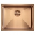 The 1810 Company Zenuno15 500U 1.0 Bowl Undermount Kitchen Sink - Copper