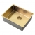 The 1810 Company Zenuno15 500U 1.0 Bowl Undermount Kitchen Sink - Gold Brass
