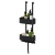 Tiger 2-Store Hanging Shower Caddy 250mm - Black