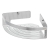 Tiger Caddy Corner Shower Basket 184mm - Brushed Stainless Steel