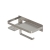 Tiger Caddy Toilet Roll Holder with Shelf - Brushed Stainless Steel