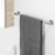 Tiger Colar Towel Rail 600mm - Brushed Stainless Steel | Thumbnail Image