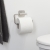 Tiger Colar Toilet Roll Holder without Flap - Brushed Stainless Steel