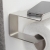 Tiger Colar Toilet Roll Holder with Shelf - Brushed Stainless Steel | Thumbnail Image
