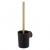 Tiger Tune Toilet Brush and Holder - Brushed Brass/Black