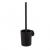 Tiger Tune Toilet Brush and Holder - Brushed Metal Black/Black