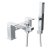 Delphi Hiron Bath Shower Mixer Tap with Shower Kit Pillar Mounted - Chrome